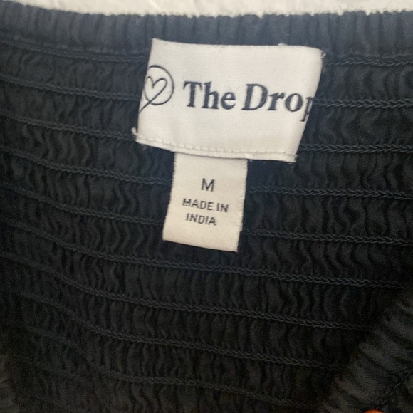 Black ruffle midi dress - Picture 5 of 6